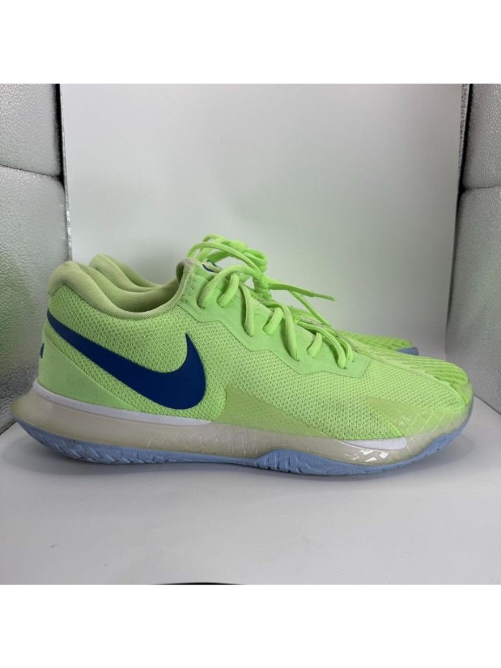 Nike Air Zoom Vapor Cage 4 Rafa Tennis Shoes Green Blue Mens Size 11
